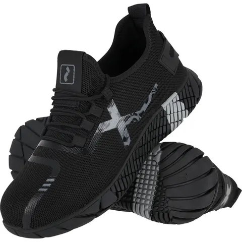 BUTY Bezpieczne REIS czarno-szare męskie (BRGALAXY BS) — rozm. 42