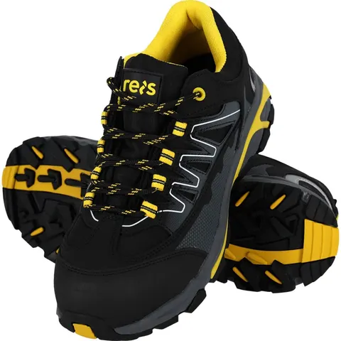 Buty robocze bezpieczne REIS BCRAD-P 44 CZARNO-SZARO-ŹÓŁTY