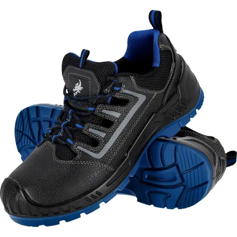 BUTY Bezpieczne REIS czarno-niebieskie męskie (BCTITANBLUE_S BN) — rozm. 46