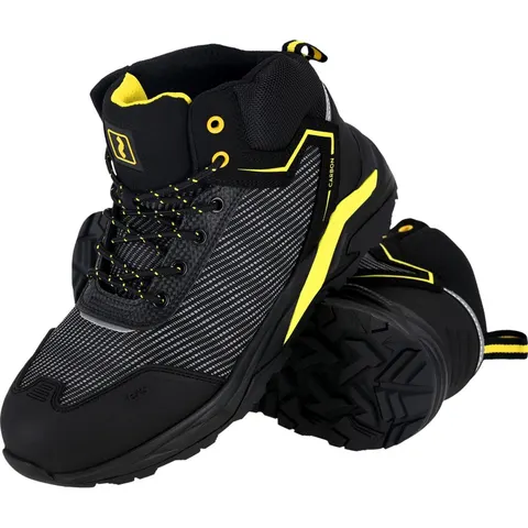 BUTY Bezpieczne REIS czarno-żółte męskie (BCCARBON-T BY) — rozm. 44