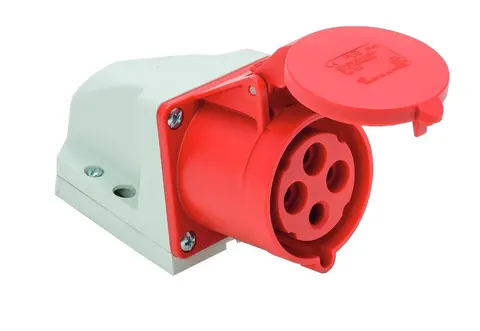 Gniazdo stałe GS164, 16A/4P 400V IP44 mała obudowa; PCE