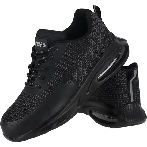 BUTY Bezpieczne REIS czarno-szare męskie (BRHARBOR-SB BS) — rozm. 42