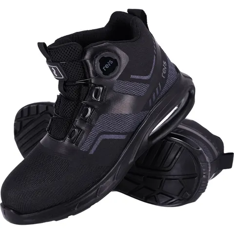 BUTY Bezpieczne REIS czarno-szare męskie (BRWING-T BS) — rozm. 40