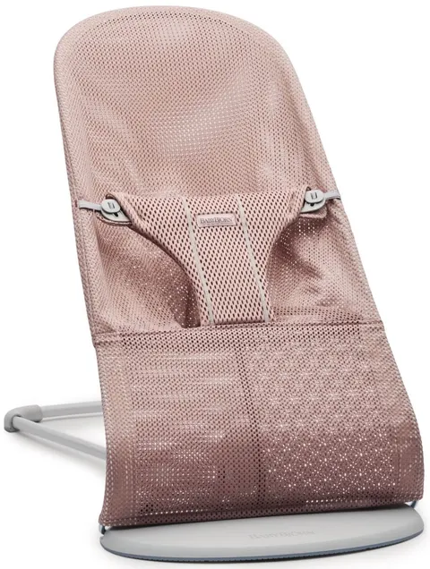 Leżaczek Babybjorn BLISS MESH - Ciemny Róż