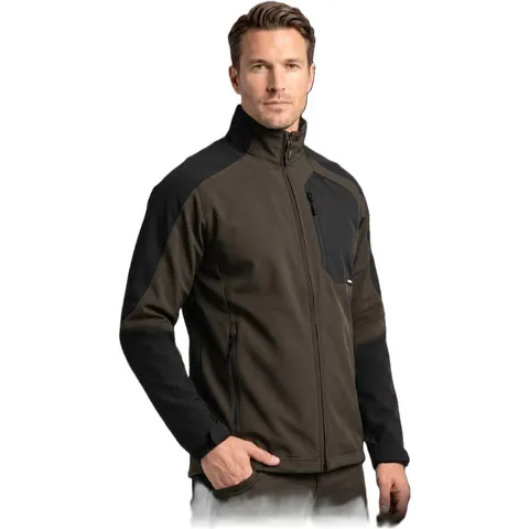 Bluza Robocza JARD Stretch Rip-Stop Męska M KHAKI-CZARNY