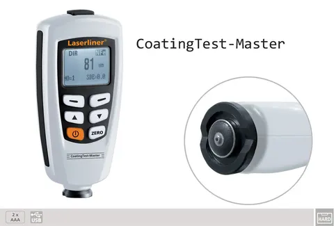 Grubościomierz powłoki lakier Coating Test-Master,FCT 1 Data