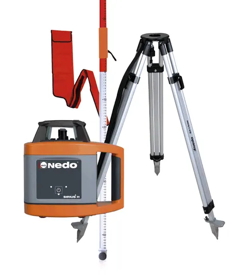 Niwelator laserowy NEDO SIRIUS 1 H+statyw+łata