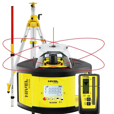 Niwelator laserowy NL540R DIGITAL +statyw korbowy+ łata laserowa