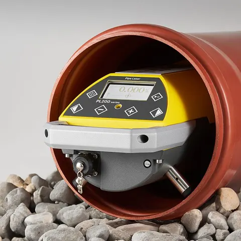 Nivel System PL200R - laser rurowy z czerwoną wiązką