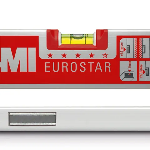 Poziomnica aluminiowa magnetyczna BMI EUROSTAR 60 cm