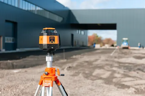 Niwelator laserowy obrotowy FL 220HV +statyw korbowy+łata laserowa