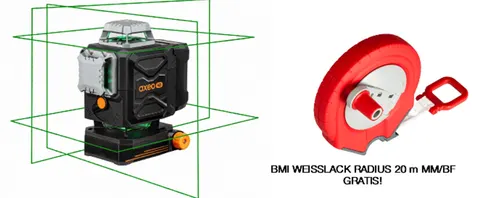 Zielony laser krzyżowy 4x360 GeoFennel AXEO 4D promocja!!!
