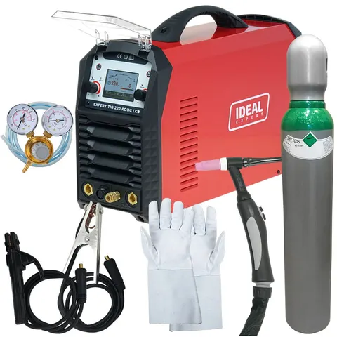 Spawarka TIG AC/DC Ideal EXPERT TIG 220 LCD zestaw #1