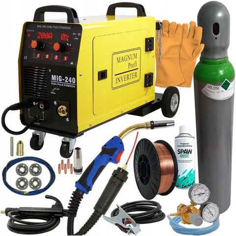 Spawarka Magnum MIG 240 Dual Puls Synergia zestaw #1