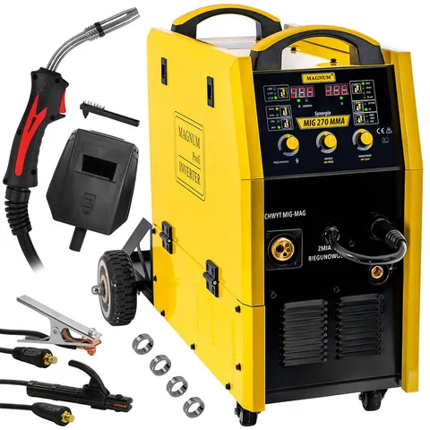 Spawarka Magnum MIG 270 Synergia migomat 4x4 400V