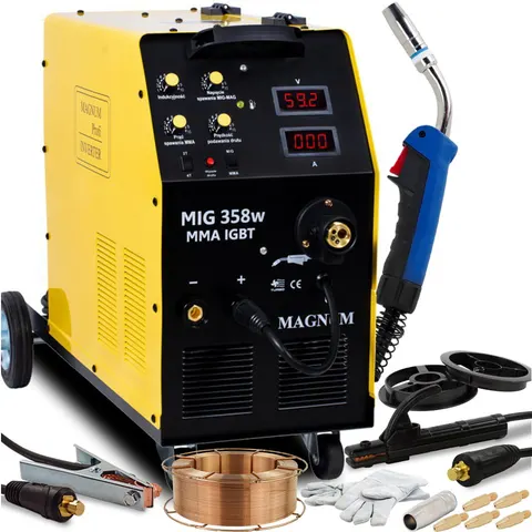 Spawarka MAGNUM MIG 358W MMA Zestaw 1