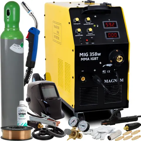Spawarka MAGNUM MIG 358W MMA Zestaw 3