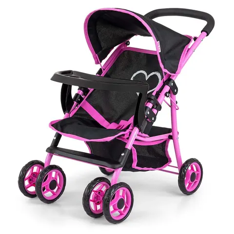 Milly Mally Wózek dla lalek Kate Prestige Black