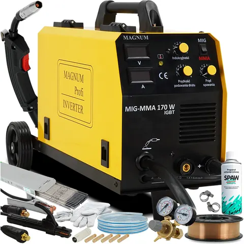 Spawarka MAGNUM 170 W MMA IGBT Zestaw 3