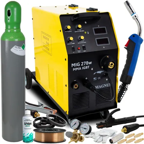 Spawarka migomat MAGNUM 278w MMA Zestaw 2
