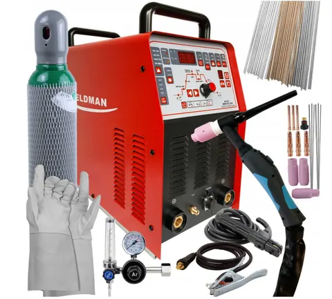 Spawarka TIG Weldman BRAVO TIG 250 AC DC Zestaw 1