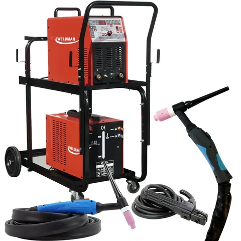 Spawarka TIG Weldman BRAVO TIG 250 AC DC Wózek