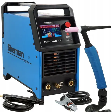 Spawarka TIG AC DC Sherman DIGITIG 200 LCD