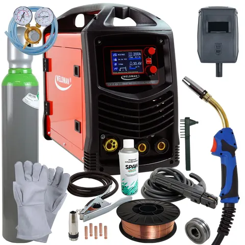 Spawarka Weldman Smart 235 LCD Zestaw 1