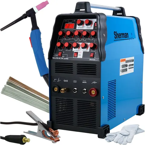 Spawarka Sherman TIG 210 AC/DC PULSE zestaw TIG #4