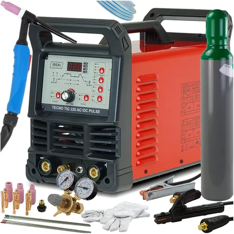 Spawarka ideal TECNO TIG 220 AC DC Zestaw 1