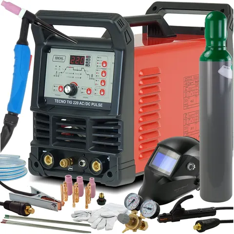 Spawarka ideal TECNO TIG 220 AC DC Zestaw 2