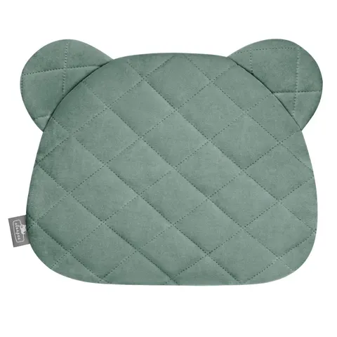 Płaska Misiowa Poduszka Royal Baby Green / Sleepee
