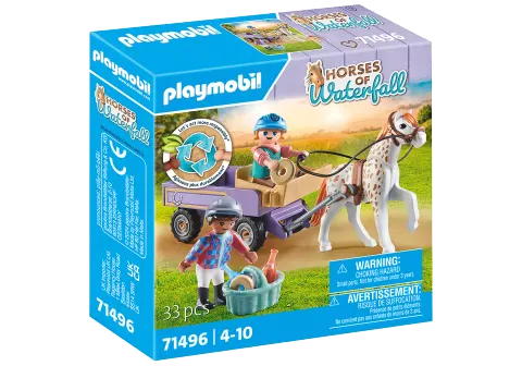 PLAYMOBIL 71496 HORSES OF WATERFALL Powóz kucyków
