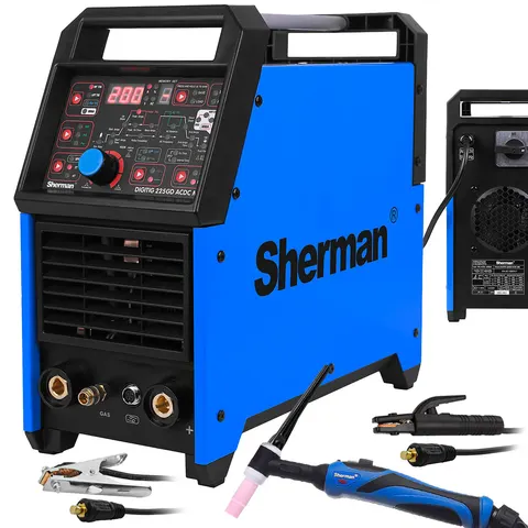 Spawarka inwertorowa TIG AC/DC Sherman DIGITIG 225GD
