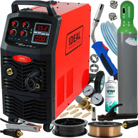 Spawarka ideal TECNO MIG 370 MMA IGBT 400V zestaw 2