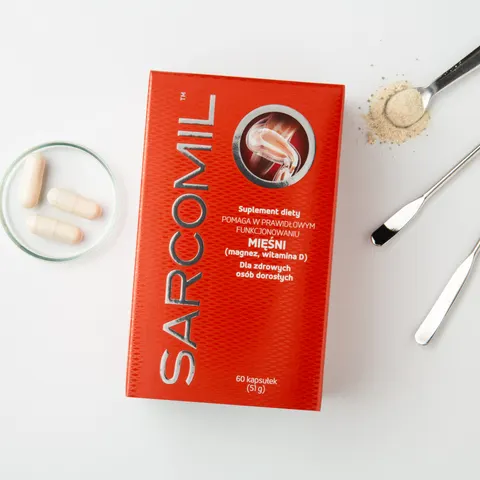 Sarcomil - na zmęczone i słabe mięśnie - 60 kapsułek