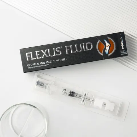 Flexus Fluid - roztwór hialuronianu sodu do wstrzyknięć dostawowych - 1 strzykawka w opakowaniu