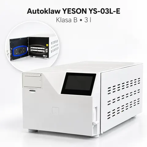 Autoklaw 3 L klasa B z drukarką i ekranem LCD YESON