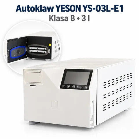 Autoklaw 3 L klasa B z drukarką i ekranem dotykowym YESON