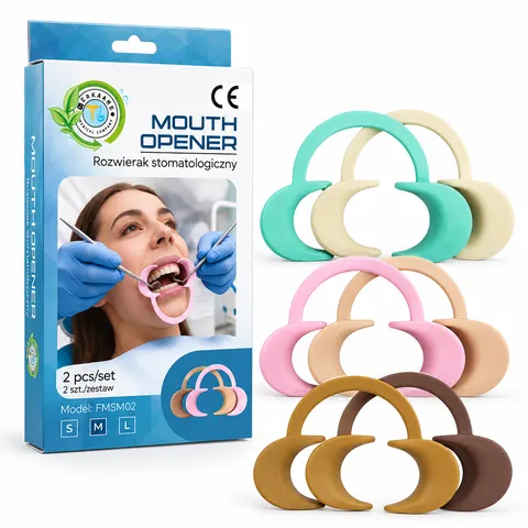 Silikonowy rozwierak stomatologiczny 2 szt. Mouth Opener S M L