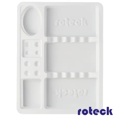 Tacki jednorazowe białe ROTECK 100szt.