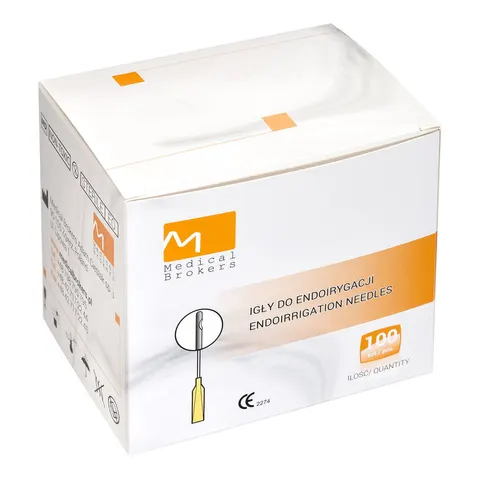 Igły ENDO 0,5 × 25 mm, 1 otwór, 100 szt. Medical Brokers