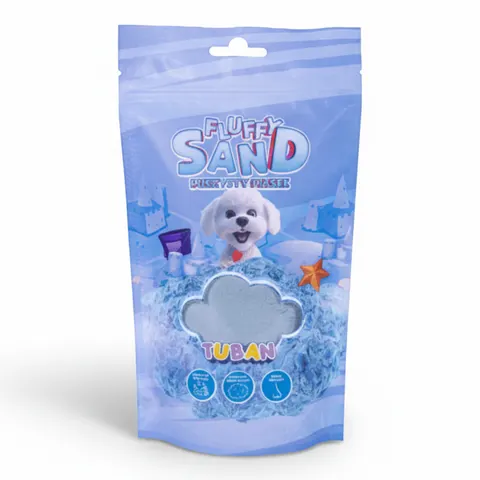 Puszysty piasek Fluffy Sand, 90g - niebieski / Tuban