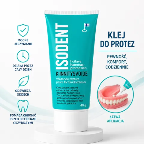 Krem do mocowania protez zębowych ISODENT Adhesive Cream