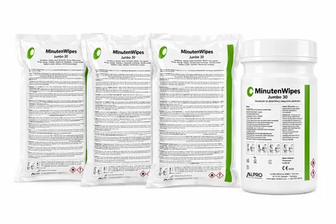 Chusteczki XXL 3 Wipes + Box Minuten Jumbo (21 × 26 cm)