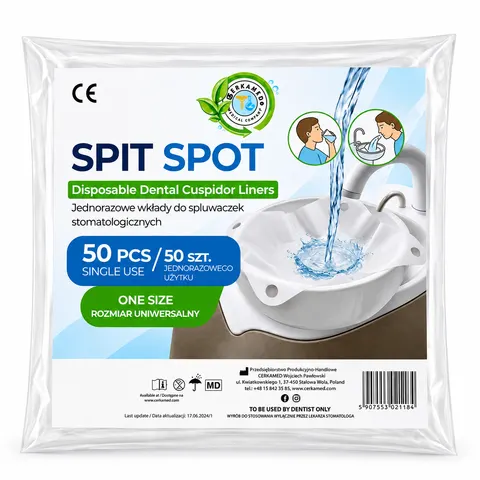 Wkłady do spluwaczki 50 sztuk SPIT SPOT