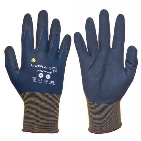 Rękawice nylonowe powlekane nitrylem ULTRA-OIL