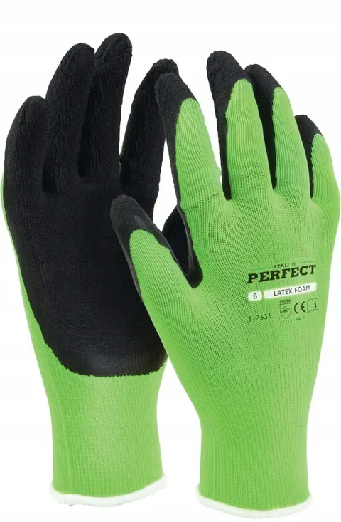 Rękawice poliestrowe LATEX FOAM STALCO