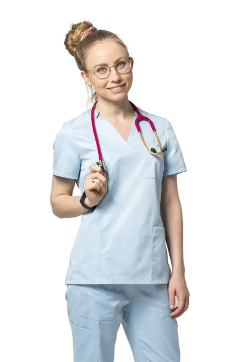 BLUZA MEDYCZNA SCRUBS TALIOWANA MIA SKY