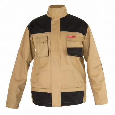 BLUZA ROBOCZA BEŻOWA BAWEŁNIANA L40401 LAHTI PRO